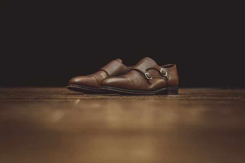Matte Black Horsebit Leather Loafers